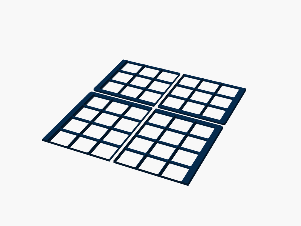 Gridfinity-Grundplatte für IKEA KALLAX & EXPEDIT 1