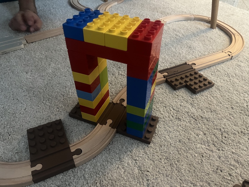 Schienen-Adapter für Holzeisenbahn und DUPLO 1