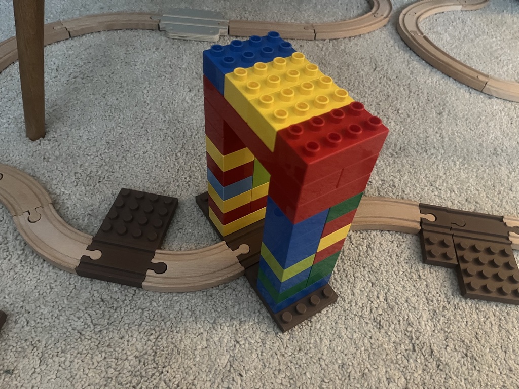 Schienen-Adapter für Holzeisenbahn und DUPLO 2