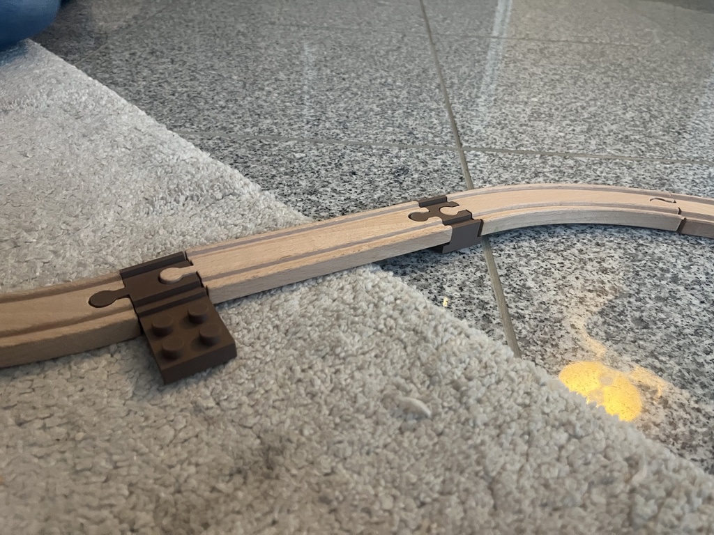 Schienen-Adapter für Holzeisenbahn und DUPLO 3