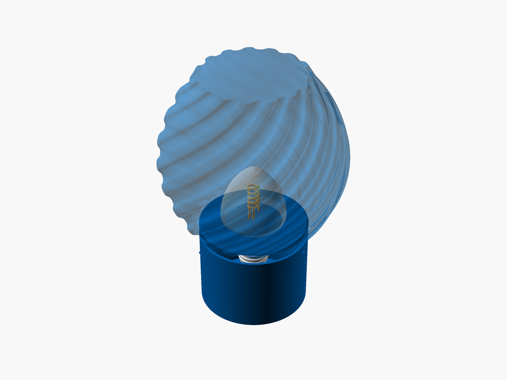 Tischlampe, Basis und Schirm 4